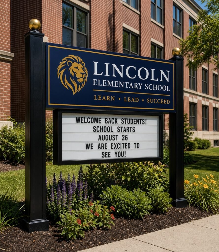School Signs in Chicago